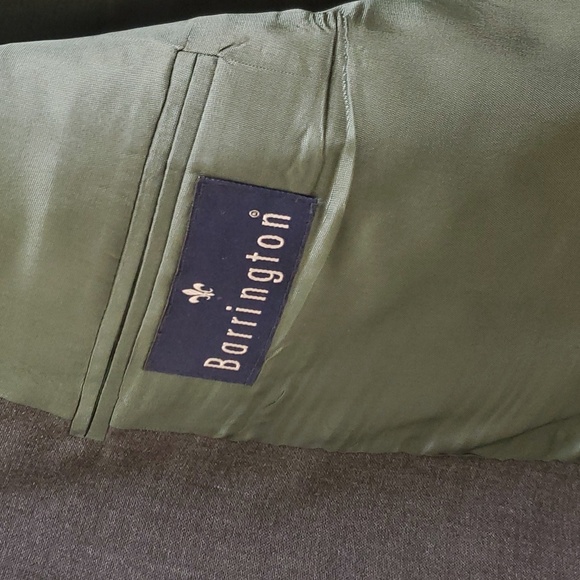 New with tags Barrington mens gray wool blazer size 44 Regular - Picture 8 of 12